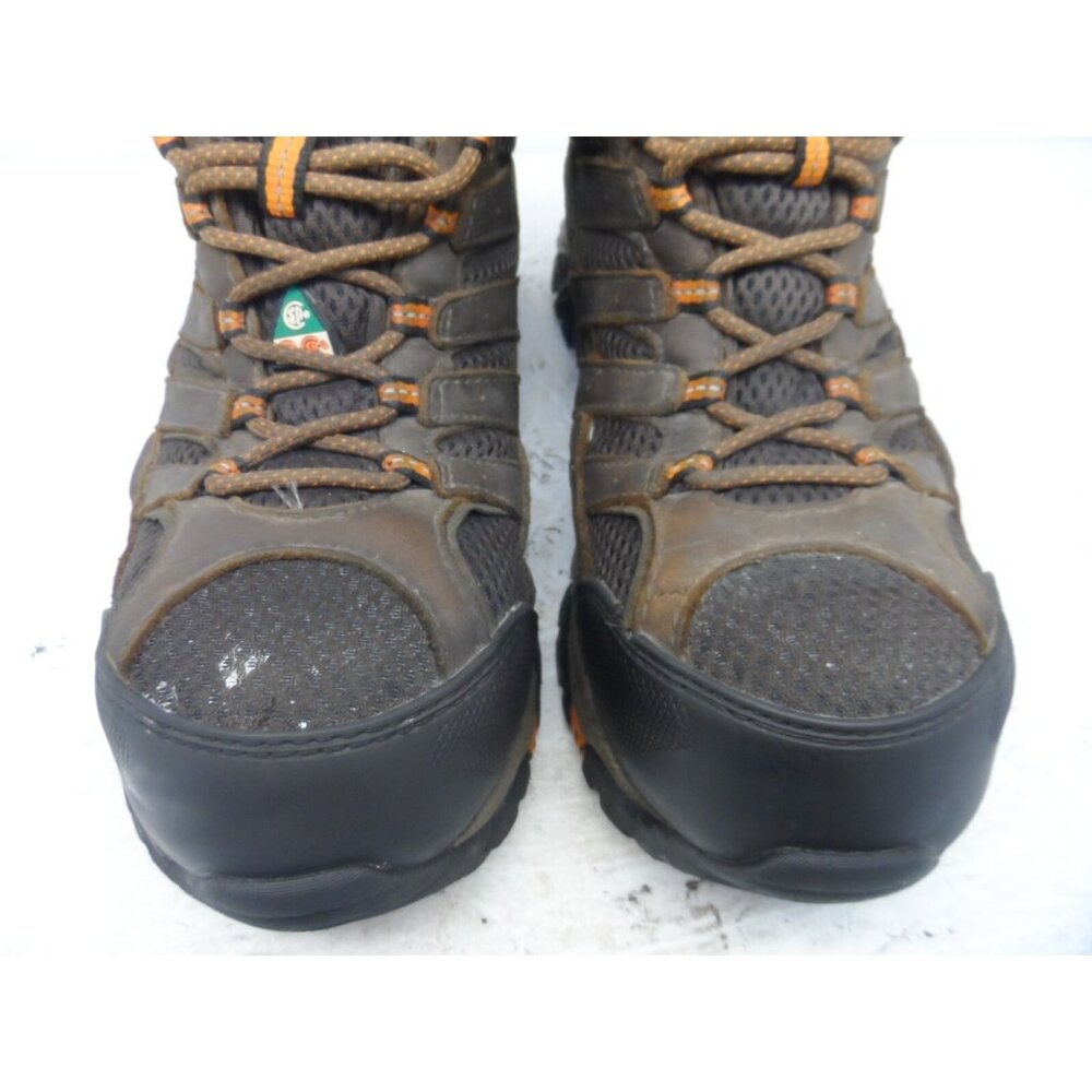 Merrell Mens Moab 2 Ventilator Mid Waterproof Comp Toe CSA Work Boot Brown 7W - Picture 8 of 13